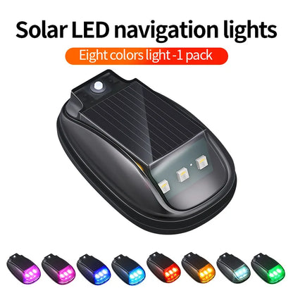 Revolutionary Roof Light LED Solar Remote Control - Wiring Free Flashing Navigation & Warning Light for Cars and Motorcycles