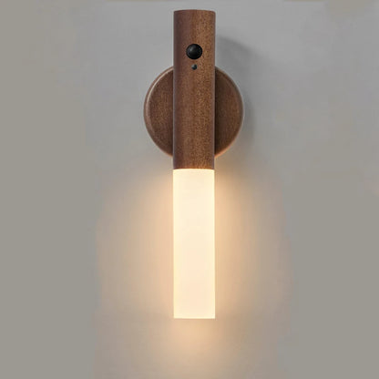 Illuminate Your Space with the Smart Motion Sensor LED Rechargeable Magnetic Wall Lamp - Perfect for Hallways, Bedrooms, Stairs, and Bathrooms!