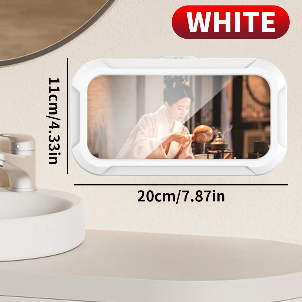 Transform Your Shower Experience with the 1PC Waterproof Phone Storage Box – Perfect for Watching TV Shows While You Shower!