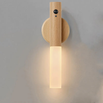 Illuminate Your Space with the Smart Motion Sensor LED Rechargeable Magnetic Wall Lamp - Perfect for Hallways, Bedrooms, Stairs, and Bathrooms!