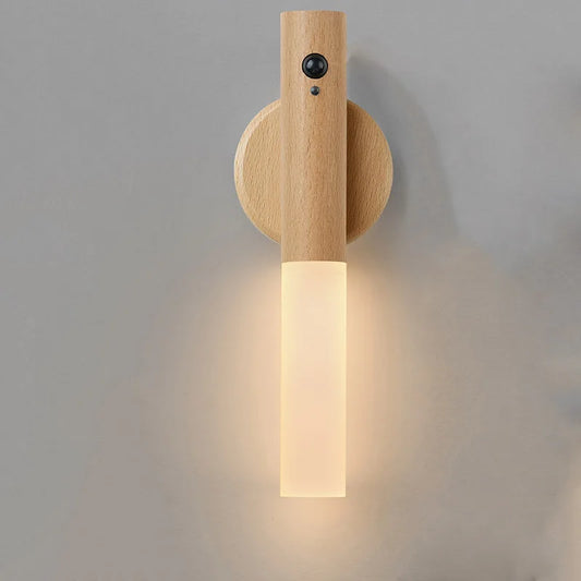 Illuminate Your Space with the Smart Motion Sensor LED Rechargeable Magnetic Wall Lamp - Perfect for Hallways, Bedrooms, Stairs, and Bathrooms!