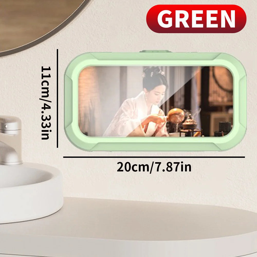 Transform Your Shower Experience with the 1PC Waterproof Phone Storage Box – Perfect for Watching TV Shows While You Shower!